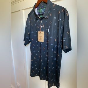 Tito’s X William Murray Texas Icons Golf Polo - NEW!